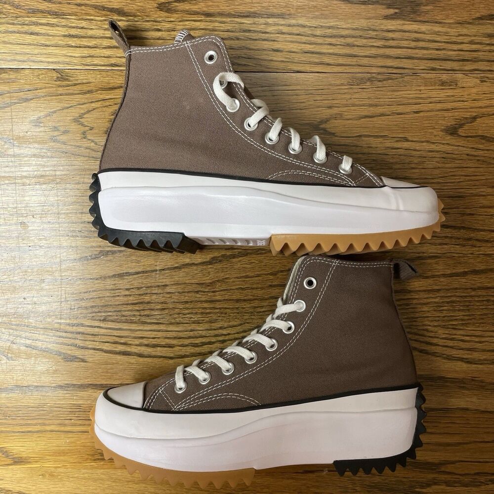 CONVERSE WOMENS RUN STAR HIKE HI Size 9.5 NEW Grey Shoes Men’s 8 - Picture 2 of 7